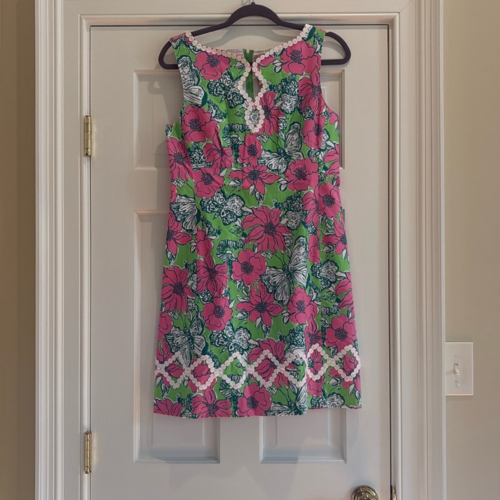 LILLY PULITZER Marianna Blooming Shift Dress - gently used